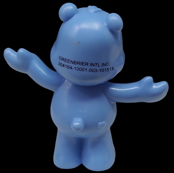 CARE BEARS "GRUMPY BEAR"   BLUE RAIN CLOUD TCFC FIGURE -2 3/8" - Picture 3 of 9